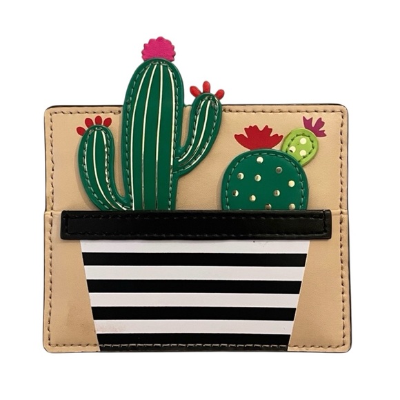 Kate Spade Cactus Card Holder - Picture 2 of 4